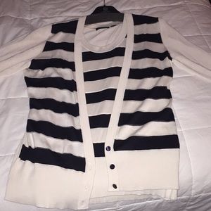 Carlisle Tank top with light sweater strip